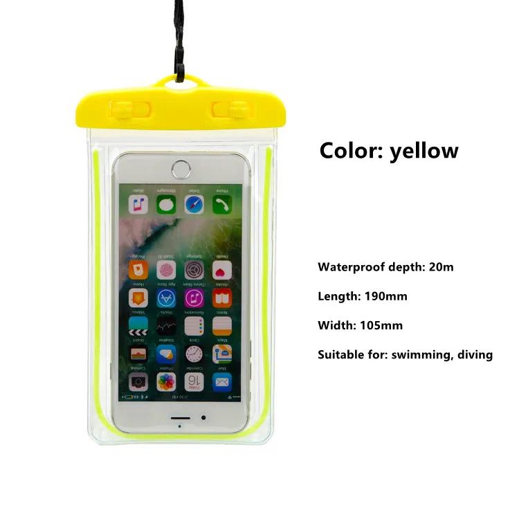 Universal Swimming Underwater Diving Phone Pouch Bag Case IPX8 Waterproof Phone Bag Case