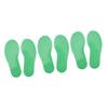 3 Pairs   Marker PVC Colorful Foot Shaped Training Pad Toy for Indoor Outdoor
