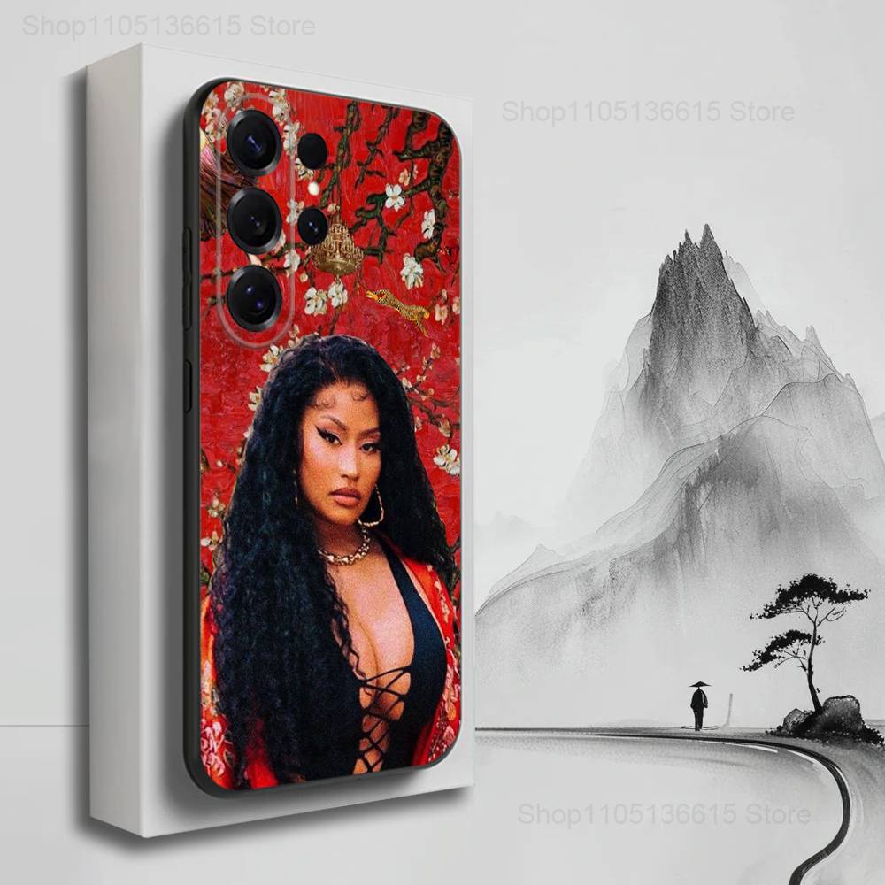 

Rapper N-Nicki M-MINAJ Case For Samsung S22,S21,S9,S25,S24,S23,Ultra,FE,S20,S10,Plus,Lite,Soft Silicone Black SamsungS225G