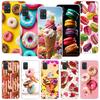 Macaron Ice Cream Cake Doughnut Phone Case for Samsung Galaxy A52 A51 A50S A12 A22 A32 A72 A10S A30S A31 A71 Note 20 Ultra 10 Pl