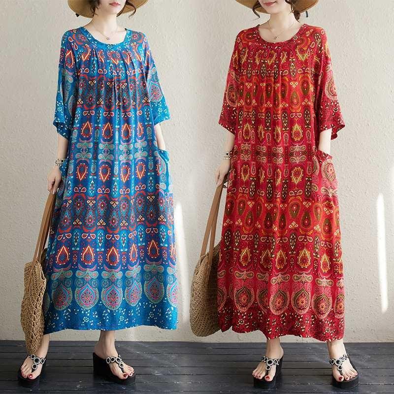 

Women s Burgundy Knit Long Dress One Size синий