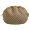GUCCI 007 104 0013 vintage Old Gucci Micro GG PVC Shoulder Bag beige PVC Used