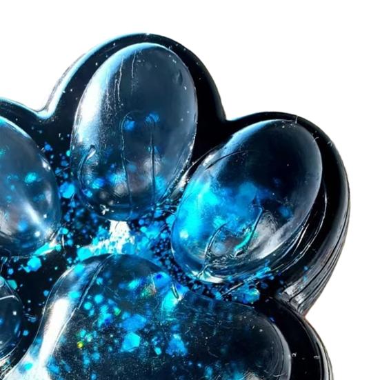 Clear Cat Paw Squeeze Toy Stress Relief Giant Kitten Paw Sensory Toy Soft Stress Ball Animal Claw Pinch Fidget