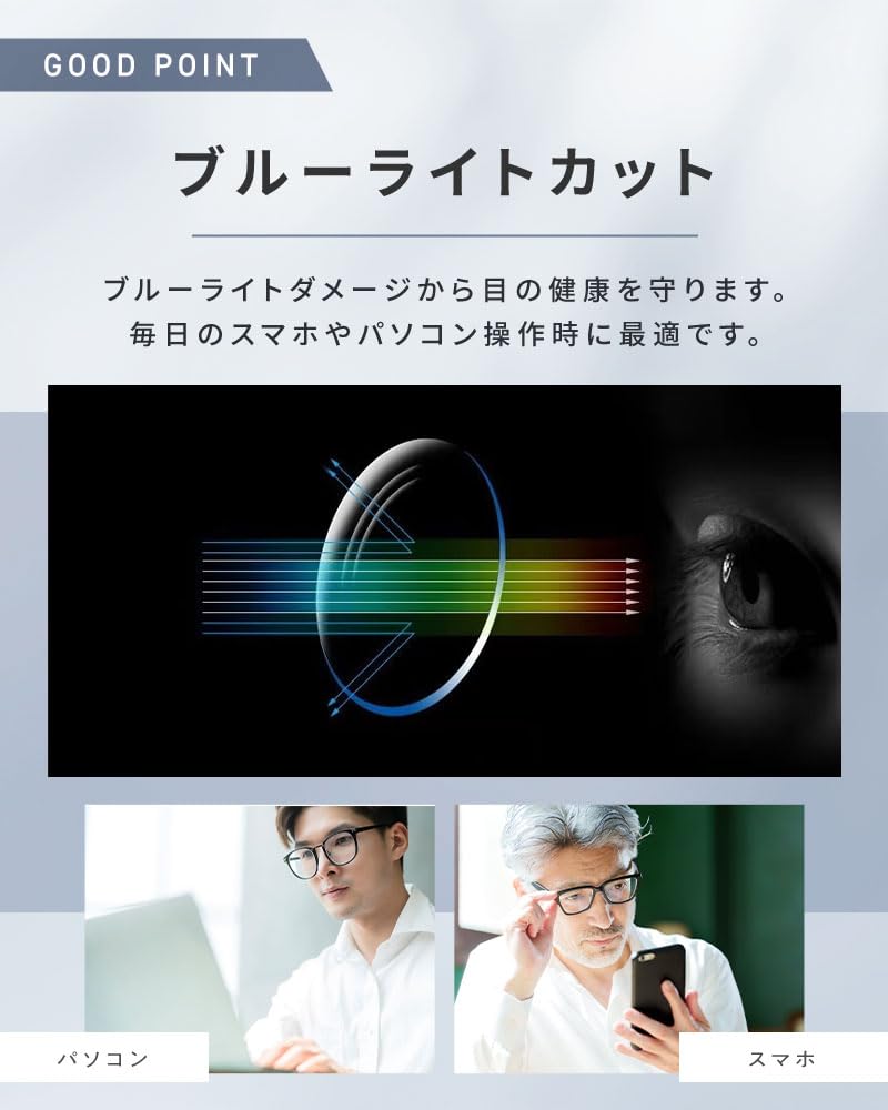 Reading Senior for Men and Blue Light Lightweight Prescription Lenses [bh life] Glasses, Eyeglasses, Glasses, Stylish, Women, Blocking, Frame, (Red,