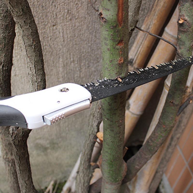 43cm 47cm 53cm Ağaç İşleme Katlanabilir Testere 3 Yan Taşlama Teflon Antipas Kaplama Günlük Testere Ağaç Düzelticiler Kamp için