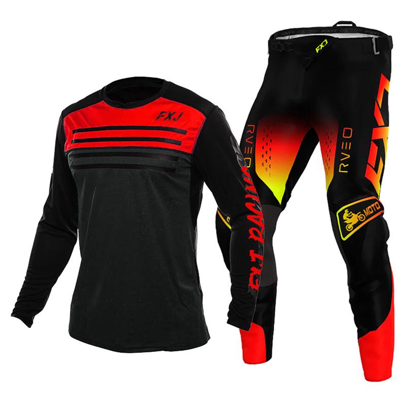 Motocross-Ausrüstungsset für Kinder 4 5 6 7 8 9 10 11 12 13 Jahre Jugend Kind Motorrad Junge Mädchen Jersey Hose Kits Rennanzug Offroad Enduro MX MTB