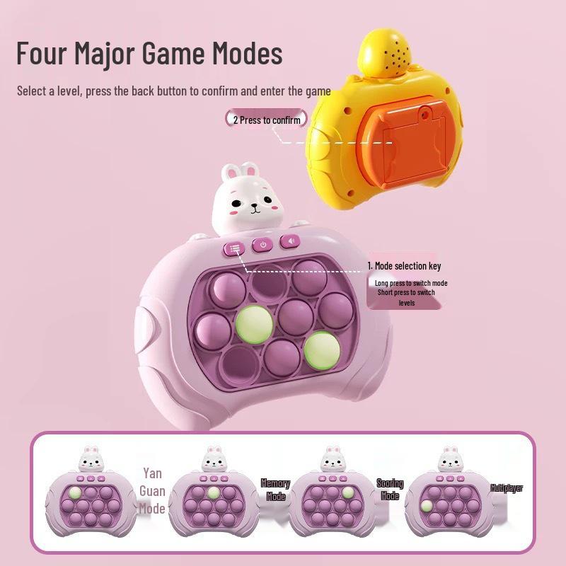 Beliebtes Kinder-Schnell-Drück-Whac-a-Mole-Spiel: Drücken-und-Herausspringen-Logik- & Konzentrationstrainingsspielzeug