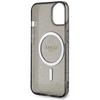 Etui do iPhone 14 Plus Guess Glitter MagSafe Czarny