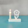 Flower Candle Holder Silicone Molds DIY Candlesticks Resins Molds Castings Mould