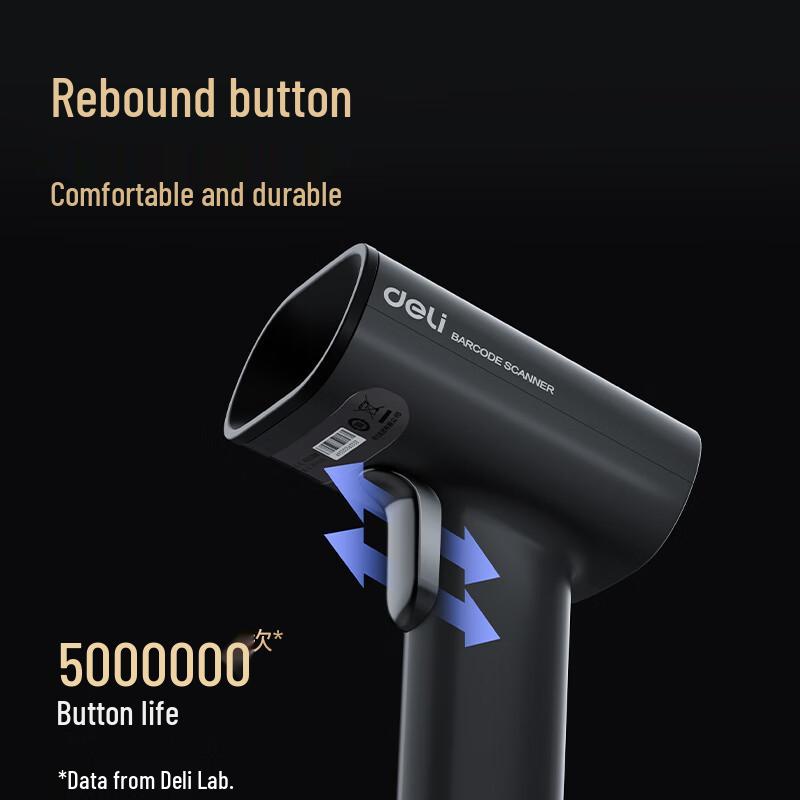 Deli Wireless 2D Barcode Scanner