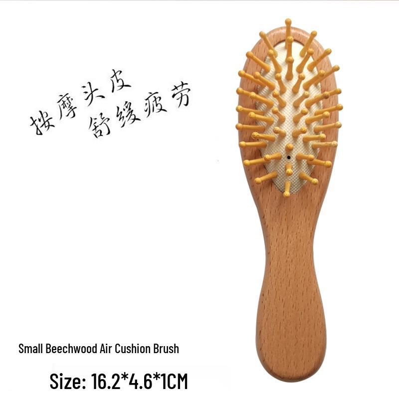 Foreign Trade Steel Pin Cushion Comb for Hair Care - Anti-Static, Fluffy, Nourishing Airbag Design.