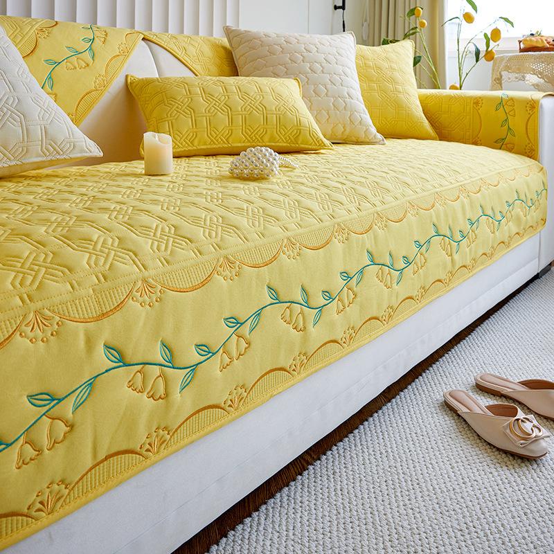 

Маленькая свежая подушка для дивана на все сезоны, универсальная, для гостиной, тканевая, хлопковая, чехол на спинку дивана, ткань, полотенце, новая нескользящая подушка 70*70cm