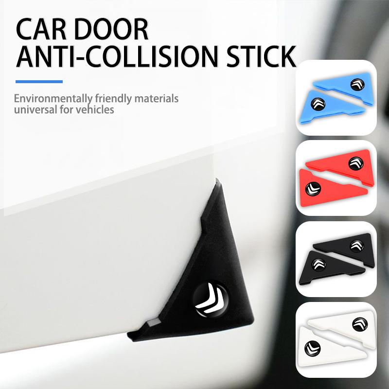 Car Door Corner Anti-collision Covers Silicone Protector Anti-Scratch Door Auto Accessories For Citroen C4 C3 C5 C1 C2 C6 C4L
