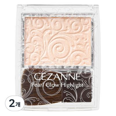Cezanne Pearl Glow Highlight 2,4g, 01 Champagne Beige, 2 Stück