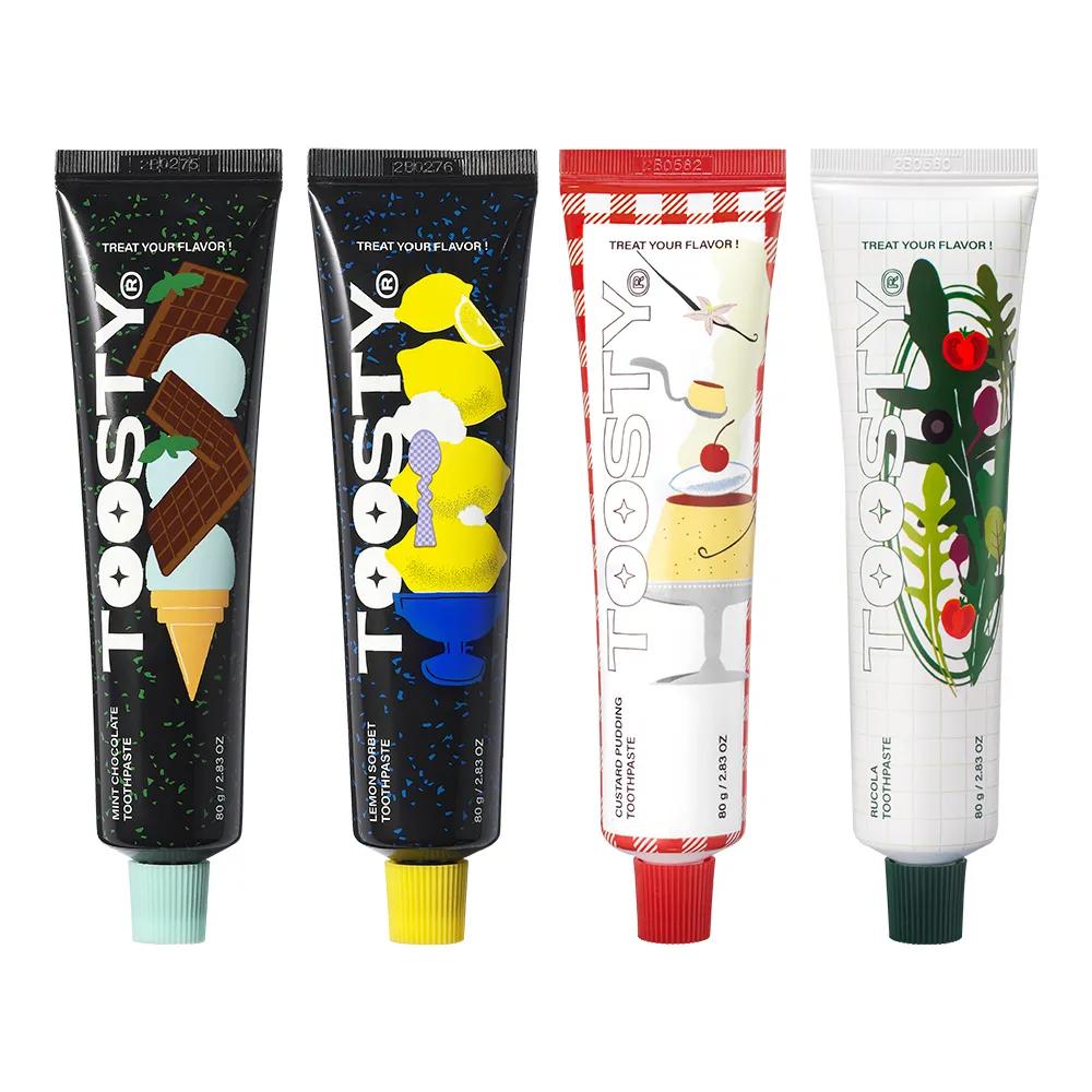 TOOSTY Delicious Toothpaste 80g 4 Types Lemon Sorbet