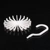Black Plastic Living Room Hook Creative Multifunctional Large 18 Claw Tie, Belt, 360 Degree Rotatable Tie Hanger