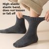Men's Wool Socks, Antibacterial and Deodorizing Thick Mid-calf Socks, Heat-retaining and Non-bulky Cashmere Socks, Winter Socks