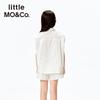 little MO&Co. Girls' Flutter Sleeve Rhinestone Shirt
