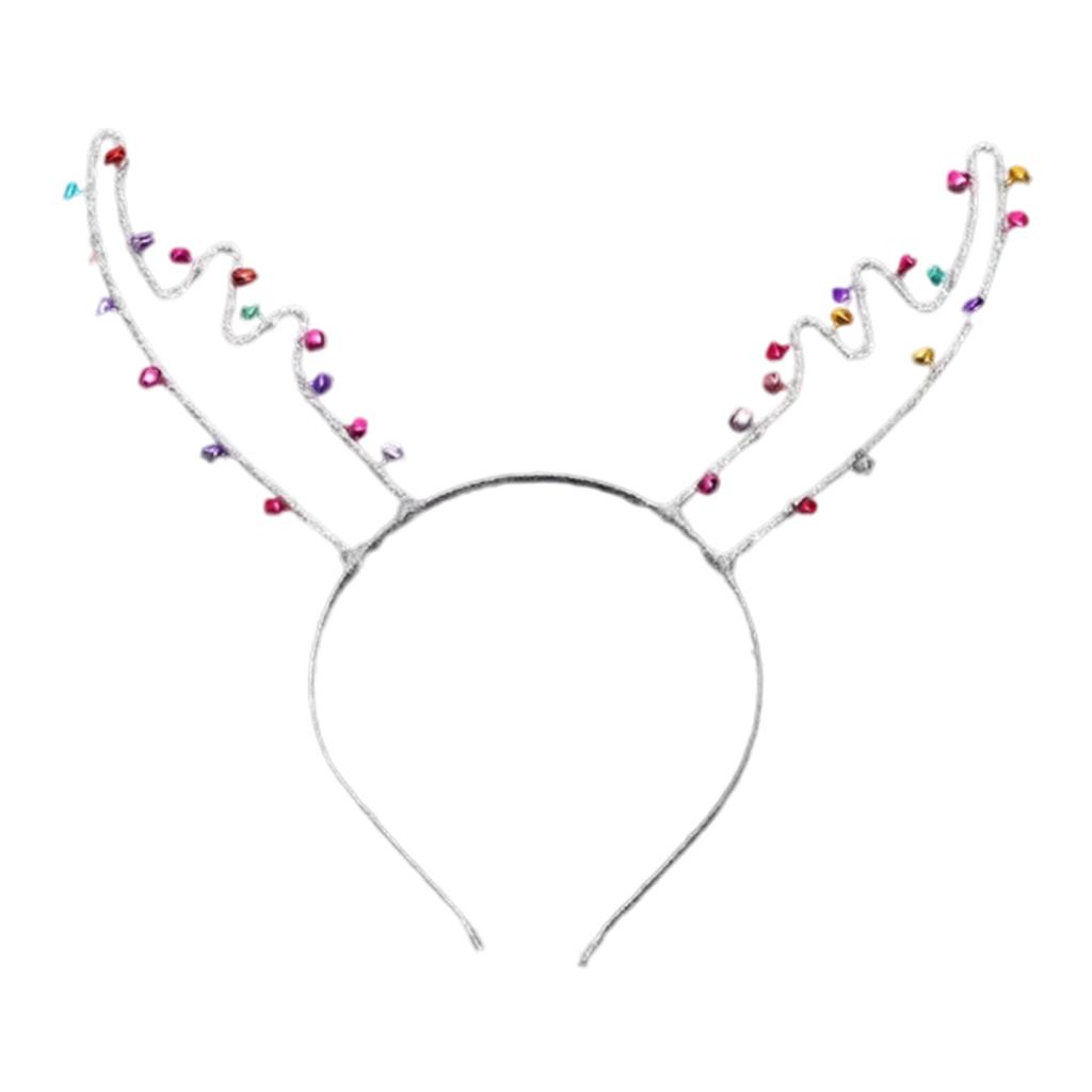Stylish Christmas Headwear For Teens Girls Metal Hair Ornament Comfortable Wear Party Celebration