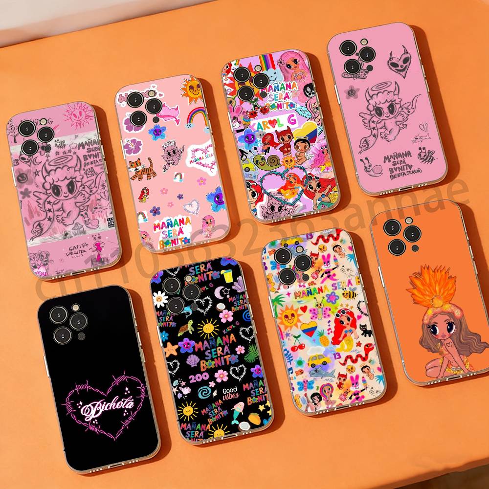 K-Karol G Manana Sera Bonito Phone Case for iPhone 11Pro 13 12 11 Pro Max 16e 17 Air 16 15 14 Plus 11ProMax