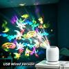 Ocean World Dreamy Ocean Projector USB Rechargeable Projector Lamp  Bedroom Decoration
