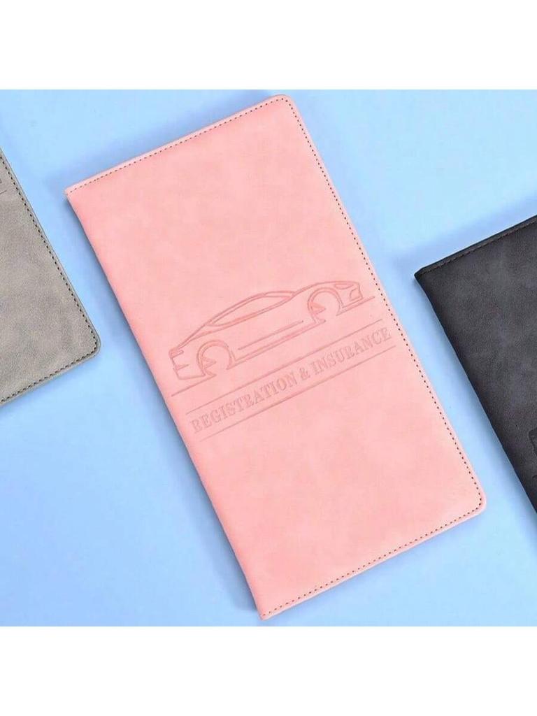 1pc Car Registration and Insurance Card Holder, Car Document Folder for Cards and Documents, Glove Box File Organizer for Easy A
