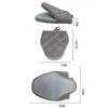 Mini Oven Mitts Pot Holders Sets Heat Resistant Silicone Oven Mitts Non-Slip Kitchen Mittens Soft Cotton Lining Flexible
