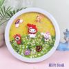 Natural Conch Seashell Beach Photo Frame: Hand-Painted DIY Decorative Texture Painting Kit for Kids