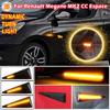 For Renault MK4 Vel Satis Wind Avantime Megane 2 Scenic 2 Espace 4 Dynamic Blinker LED Turn Signal Side Marker Lamp Car