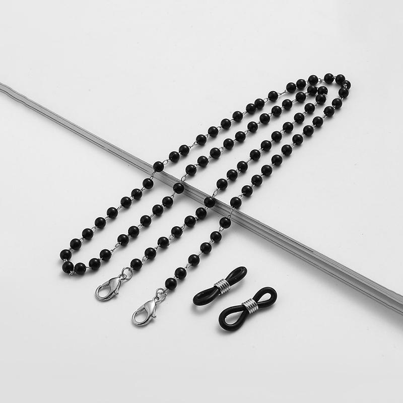 Full Pearl Reading Glasses Chain for Women Eyeglasses Cords Pearl Metal Chain Elegant Chic Anti Loss Eyeglass Accessories