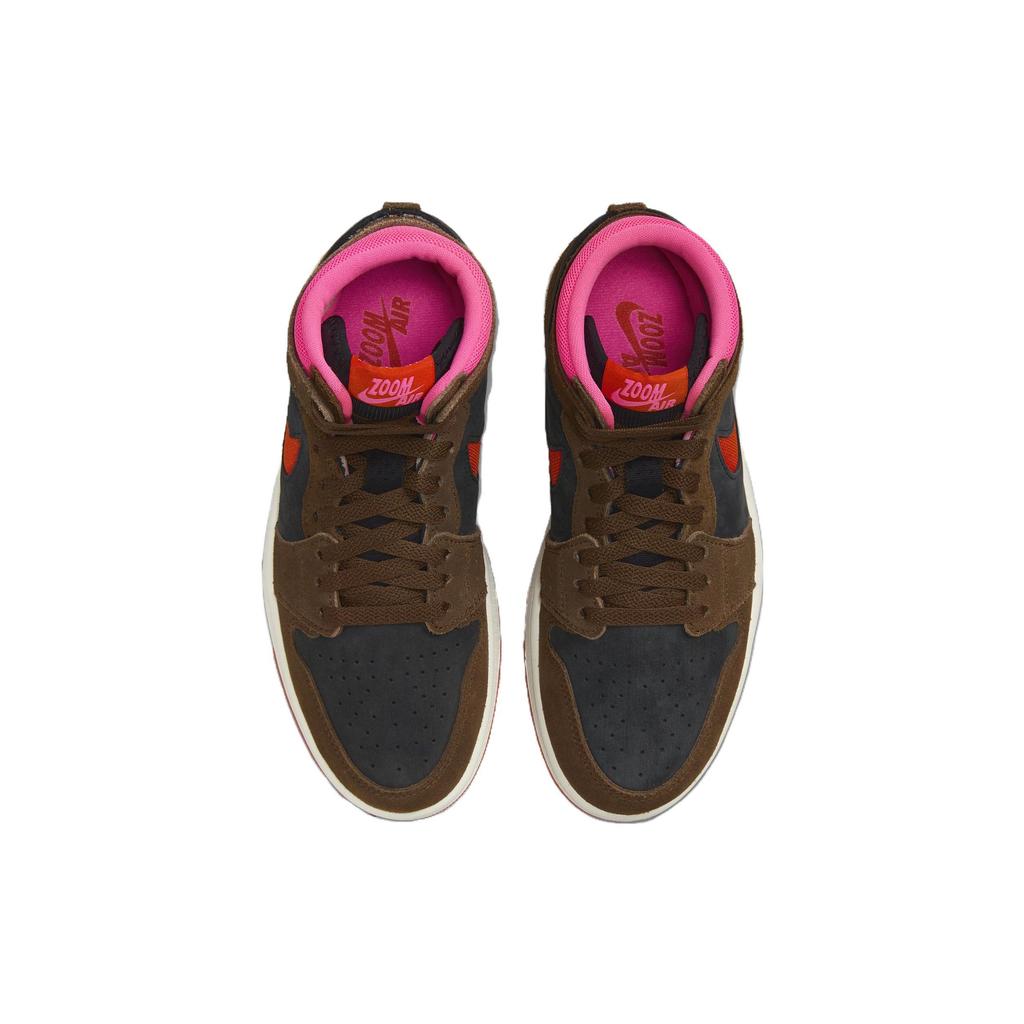 Sneakers Donna Air Jordan 1 High Zoom Comfort 2 Cacao Wow Picante Red Marrone Nero Hyper-Pink DV1305-206