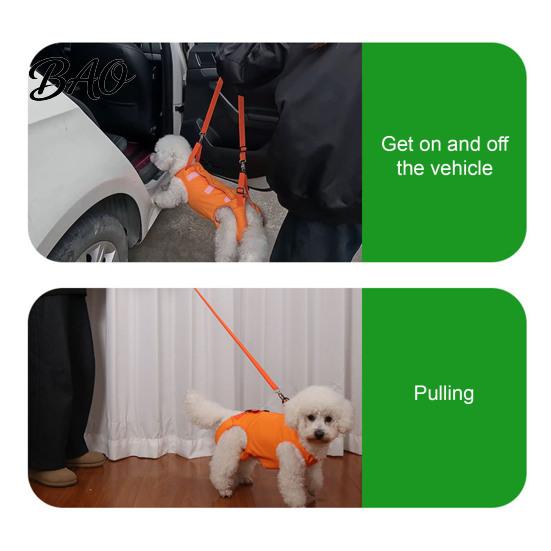 Pet Recovery Vest for Nail Trimming Dog Lift Harness, Padded Sling Harness with Handles, Adjustable Full-Body Stable Support Yorkie Chihuahua Shih Tzu