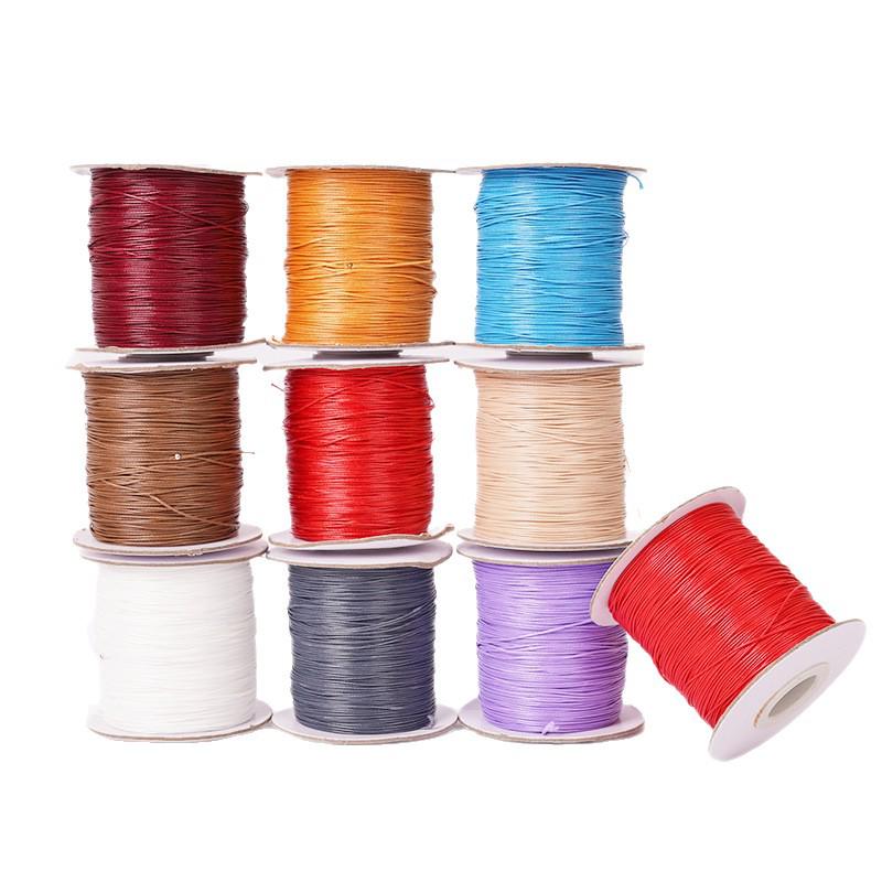 Korean Round Waxed Thread for DIY Jewelry: Bracelet & Necklace Braiding Cord