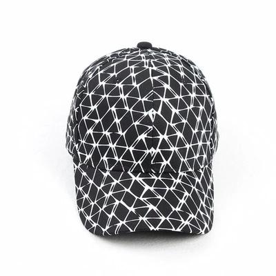 Spring and Summer Polyester Print Casquette Baseball Cap Adjustable Outdoor Snapback Hats for Men and Women