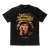 Carton King Diamond Band Fatal Portrait Koszulka Heavy Metal Gruba Koszulka Bawełniana Męska i Damska Casualowy Nadruk Krótki Rękaw