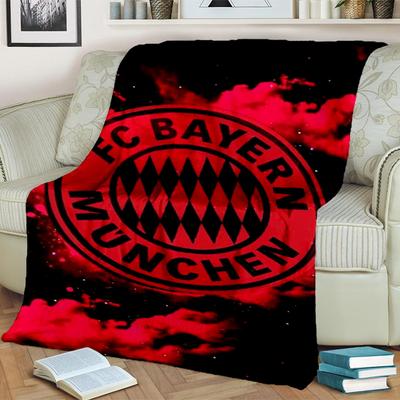 Munich Football Club Printed Throws Blanket Soft Flannel Blankets for Couch Bed Gifts for Men Women Picnic Blanket Christmas Gifts