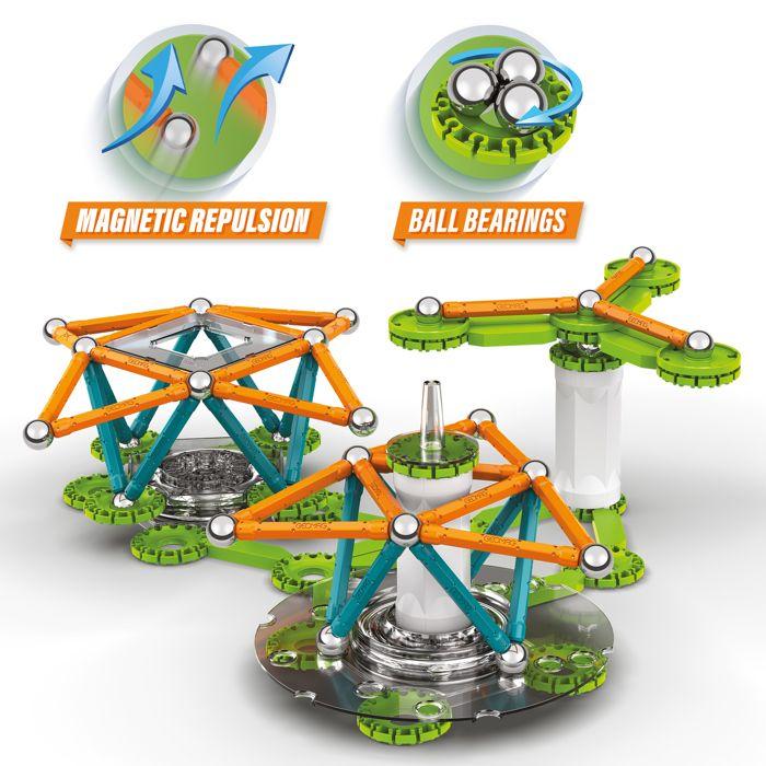 768 geomag mechanics motion recycled magnetic gears 160 pcs - jeux de construction magnétiques - jeux de construction - unisexe