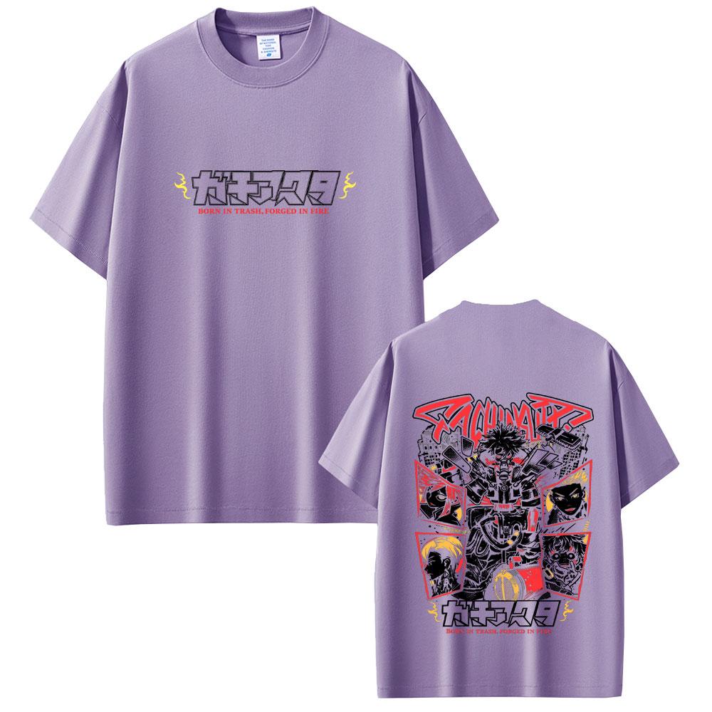 Anime Gachiakuta Ludo Merch Tshirt Unisexs Womens Casual Soft Cotton Crewneck T Shirts Unisex Cartoon Fashion Cosplay Streetwear