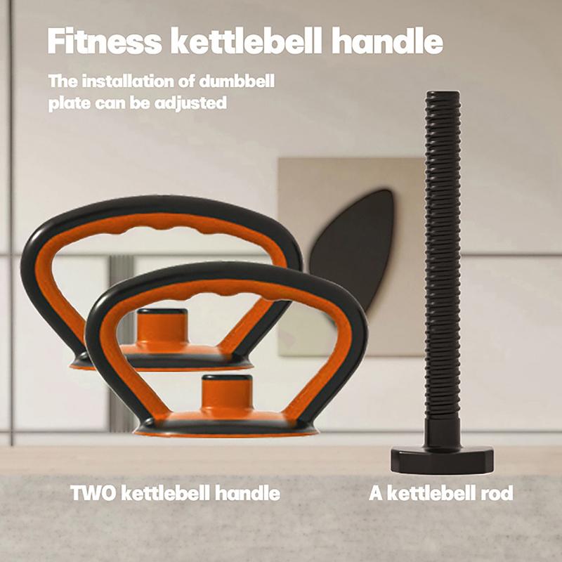 Verstellbarer Kettlebell-Griff für Kurzhanteln, Gewichtsscheiben, Schwungstange, Hantelball, Kettlebell-Griff für den Heimgebrauch und Fitness