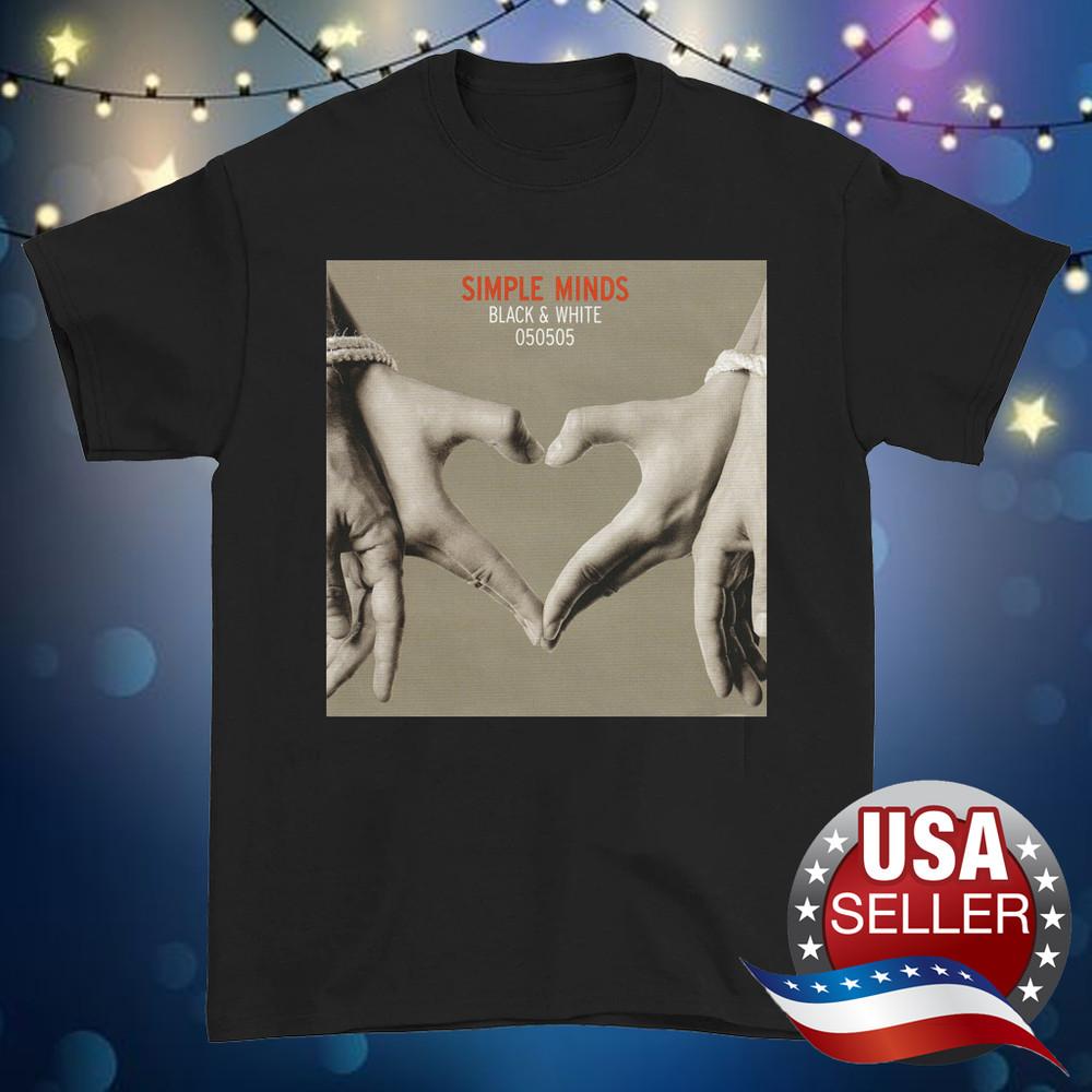 Simple Minds band Black & White album black  Unisex All sizes Unisex T-Shirt S