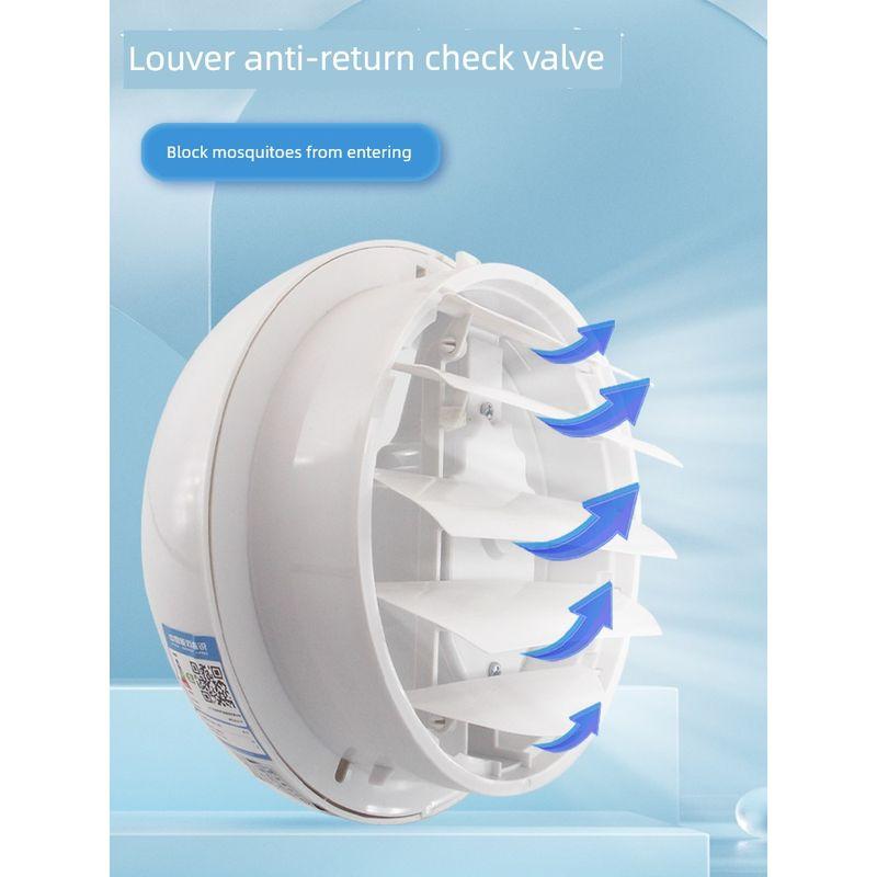 Jinling Exhaust Ventilator 6-Inch 8-Inch Glass Ventilating Fan Kitchen Bathroom Window round For Home Strong Ventilation