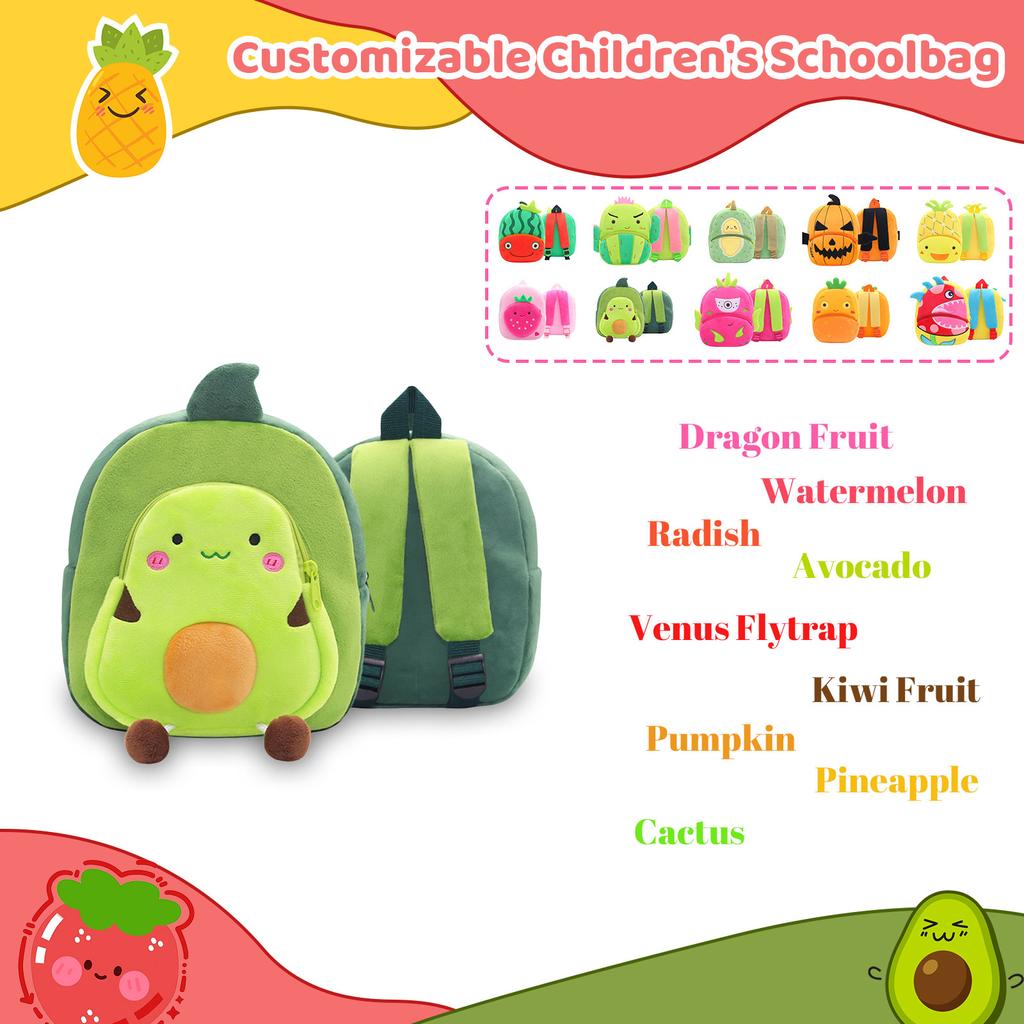 Personalized Custom Kids Backpack With Embroidered Name Suitable For Boys And Girls Backpack Kindergarten Backpack Primary School School Bag