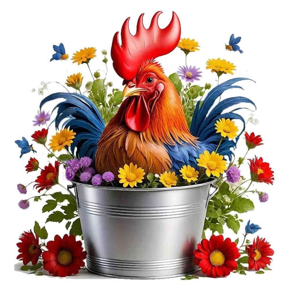 

QT2486#15cm Bucket Chicken Fashion Car Sticker, Suitable for Laptop, Car, Truck, Van, SUV, Motorcycle, Bumper, Window 15cm-longest side