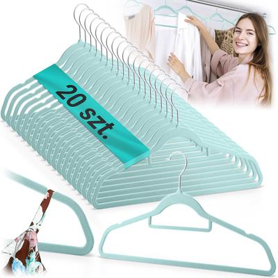 Velvet Clothes Hangers 20 Pcs MS-859 Massido
