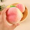 10pcs Realistic Fake Peach Fruit Handicrafts Simulation Peach Model Faux Fruit Ornament  Home Decor