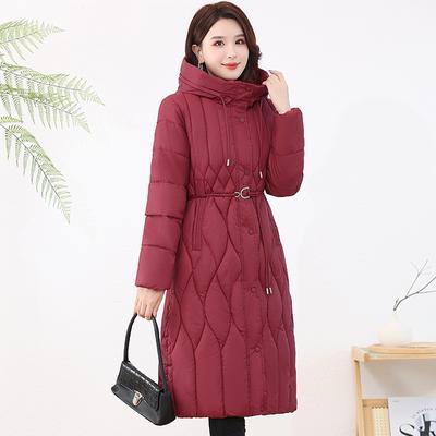 Women's Cotton-padded Clothing Long Foreign Style Middle-aged and Elderly Cotton-padded Clothing Women's Clothing New Thickened Cotton-padded Jacket