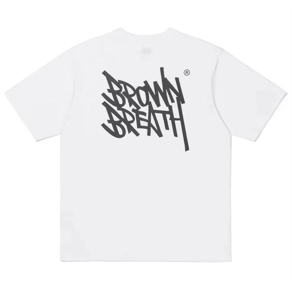 

2026 Summer Korean Trend Y2K Style T-Shirt High Quality Printed Letter Crew Neck Short Sleeve Comfortable Style T-Shirt XS