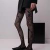 Sexy Retro-Style Fishnet Stockings With Openwork Floral Patterns Thin Pantyhose