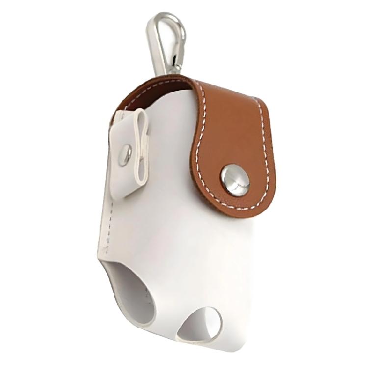 PU Leather Golf Ball Pouches With Keychain Hook Waterproof Golf Ball Organiser Bag for Small Accessories Management