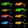 New! Thunder Frog Fishing Lure Lifelike Swimming Artificial Soft Bait With Double Hide Hook Fishing Gear